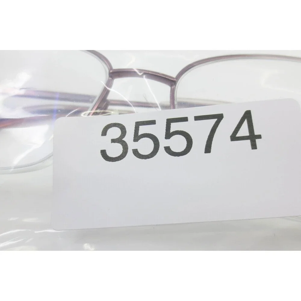 Tres Jolie by Marchon 190 601 Purple Crystal Semi-Rimless Eyeglasses 54-17-140